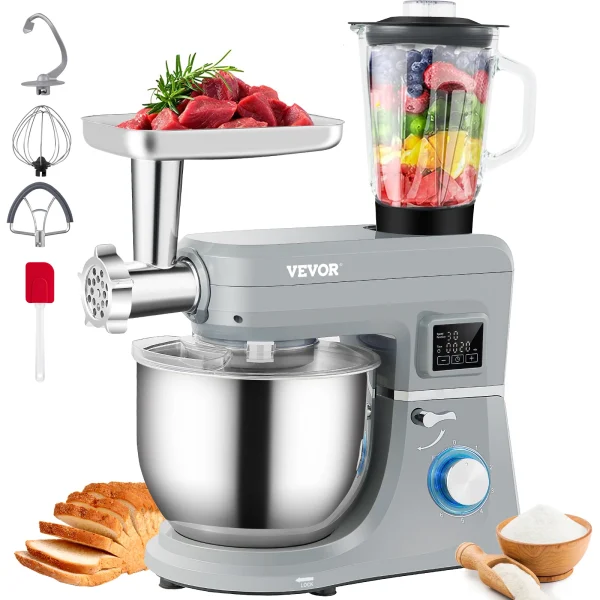 5 IN 1 Stand Mixer Multifunctional Electric Mixer with 6 Speeds