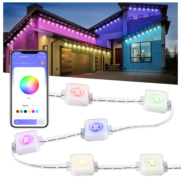 Permanent Outdoor Lights Smart RGB Northern Lights