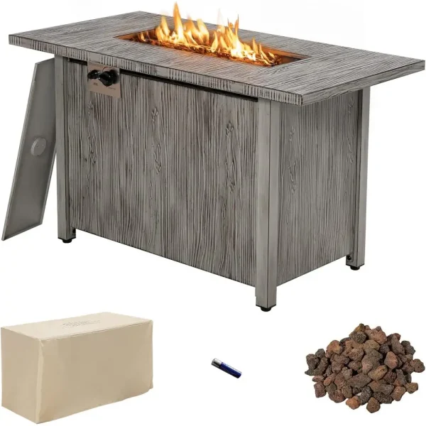 Fire Pit Table, 50k BTU Outdoor Heating